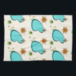 Retro Atomic Boomerang Kitchen Towels<br><div class="desc">This Retro Atomic Boomerang and Starbursts pattern kitchen towel set is the epitome of mid-century modern. With its large turquoise boomerang surrounded by kitschy starbursts and orange and green circles for some extra whimsy, this vintage inspired pattern is mod enough to be stylish and retro enough to be classic. Be...</div>