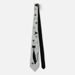 Retro Atomic Era Mid Century Modern MCM Cool Cat N Neck Tie