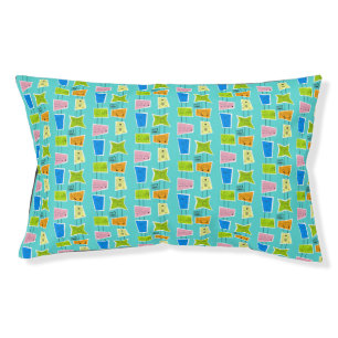 Retro Atomic Kitsch Dog Bed