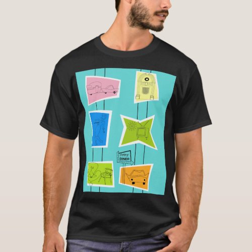 Retro Atomic Kitsch T_Shirt