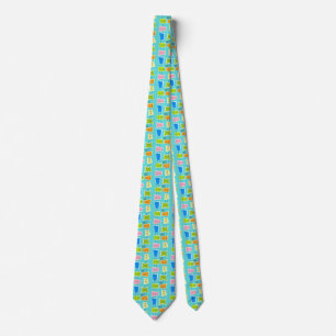 Retro Atomic Kitsch Tie