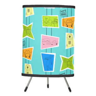 Retro Atomic Kitsch Tripod Lamp