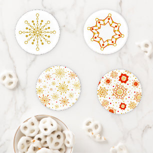 Retro Atomic Mid-Century Modern Assorted Designs Coaster Set