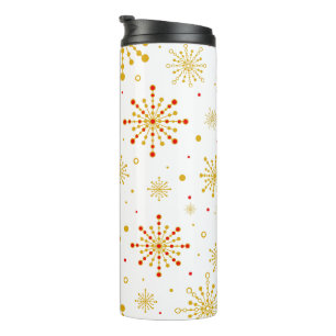 Retro Atomic Mid-Century Modern Thermal Tumbler