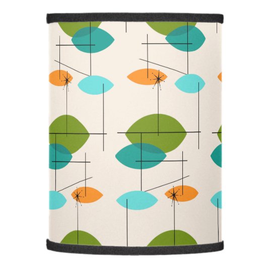 Retro Atomic Mobile Pattern Lamp Shade (Left)