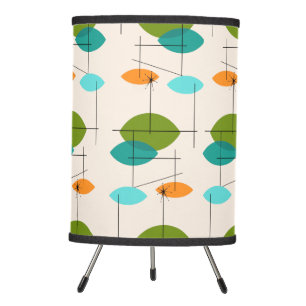 Retro Atomic Mobile Pattern Tripod Lamp