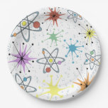 Retro Atomic Paper Plates at Zazzle