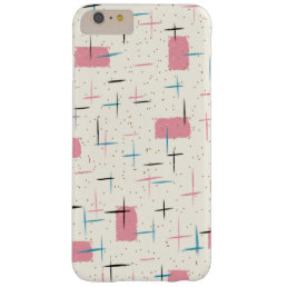 Retro Atomic Pink Pattern iPhone 6 Plus Case
