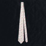 Retro Atomic Pink Pattern Tie<br><div class="desc">You'll be tickled pink by this Retro Atomic Pink Pattern Tie. The design features a cream background with gold speckles, pink rectangles, and black, turquoise, and pink slashes. The pattern is reminiscent of traditional mid century modern style. You're sure to enjoy our homage to the 1950s. Buy this today and...</div>