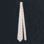 Retro Atomic Pink Pattern Tie<br><div class="desc">You'll be tickled pink by this Retro Atomic Pink Pattern Tie. The design features a cream background with gold speckles, pink rectangles, and black, turquoise, and pink slashes. The pattern is reminiscent of traditional mid century modern style. You're sure to enjoy our homage to the 1950s. Buy this today and...</div>