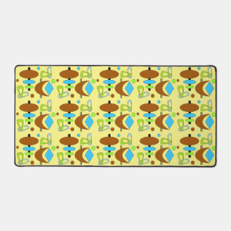 Retro Atomic Shapes Samsung Galaxy Case Desk Mat