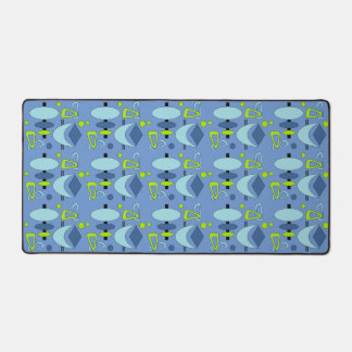 Retro Atomic Shapes Samsung Galaxy Case Desk Mat