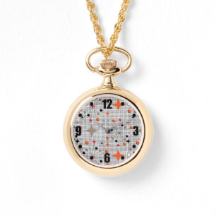 Retro Atomic Starburst Design Watch