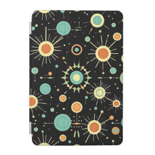 Retro Atomic Starburst Midcentury Pattern iPad Mini Cover