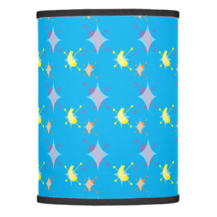 Retro Atomic Starbursts Pattern Lamp Shade