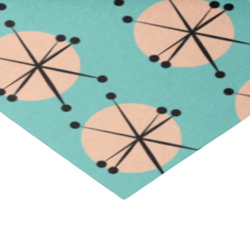 Retro Atomic Stars Pattern Tissue Paper