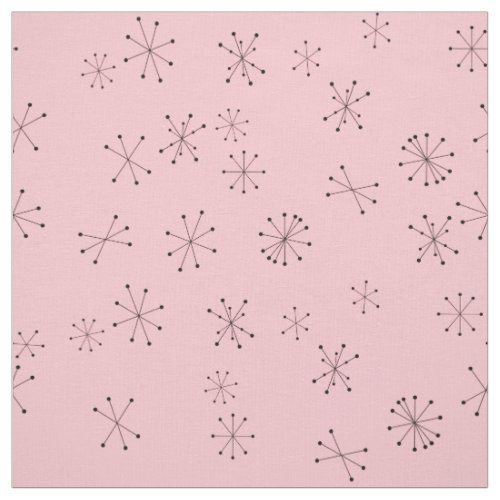 Retro Atoms Fabric