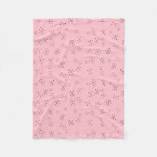 Retro Atoms Fleece Blanket