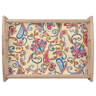 Retro Audio Cassette: 90s Wallpaper Serving Tray