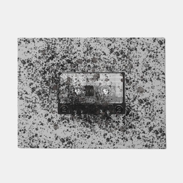 Retro Audio Cassette Doormat (Front)