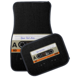 Retro Audio Cassette MixTape Car Mat