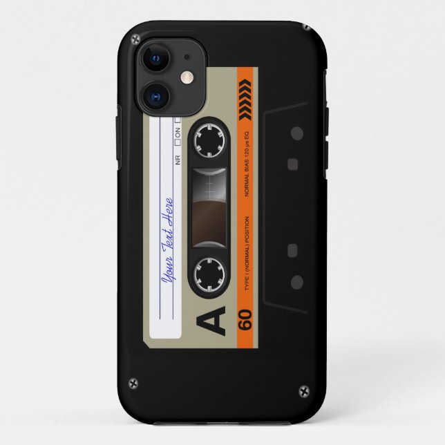 Retro Audio Cassette MixTape Funny  iPhone 5 Case (Back)