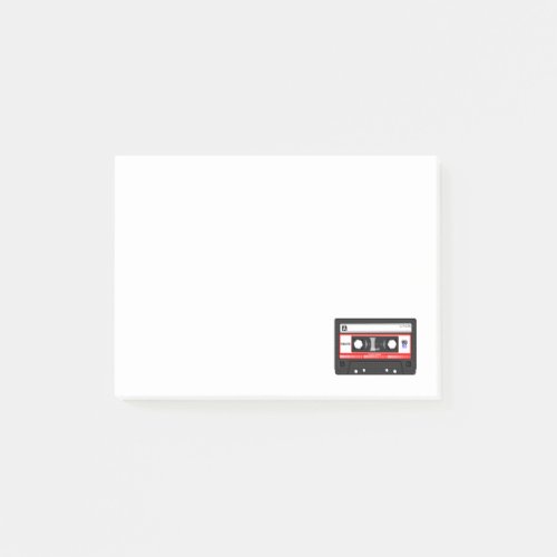 Retro Audio Cassette Tape Post_it Notes