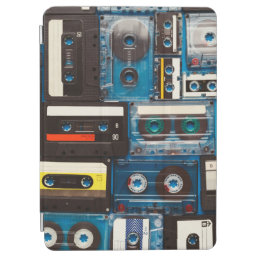 Retro audio cassette tapes iPad air cover