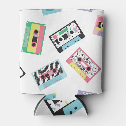 Retro Audio Tapes 80s Seamless Can Cooler