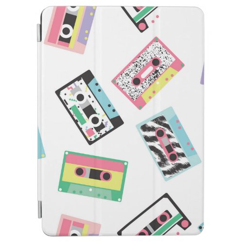 Retro Audio Tapes 80s Seamless iPad Air Cover