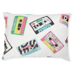 Retro Audio Tapes: 80s Seamless. Pet Bed