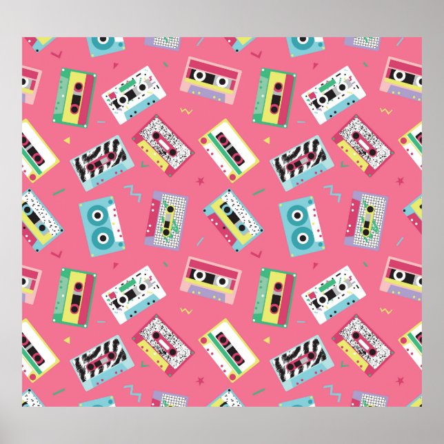 Retro Audio Tapes: 80s Style. Poster (Front)