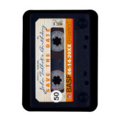 Retro Audiotape 50th birthday Save the date Magnet (Vertical)