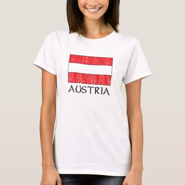 Retro Austria Flag t-shirt (Front)