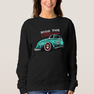 Retro Auto Buggy Bug California Love Blue Vintage Sweatshirt