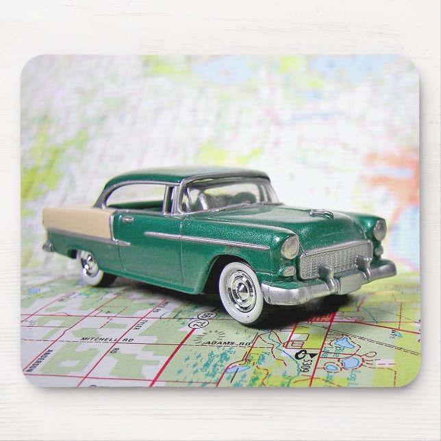 Retro Automobile Mouse Pad (Front)