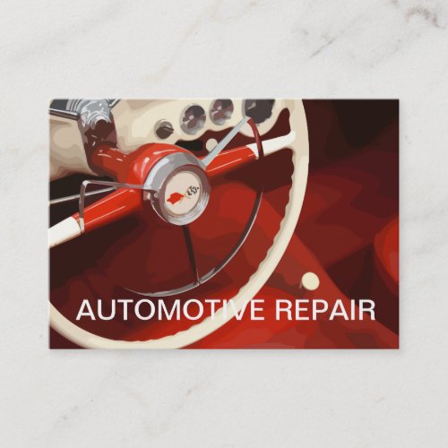 Retro Automotive Business Card