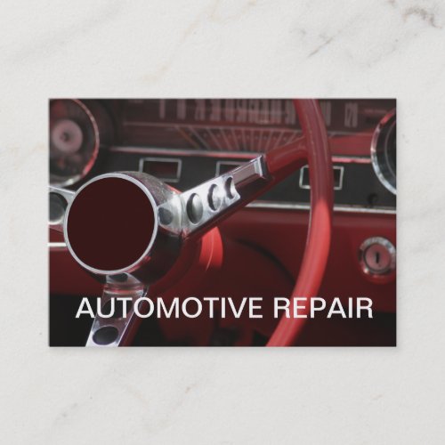 Retro Automotive Business Card