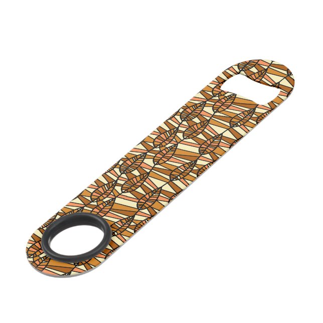 Retro Autumn Bottle Opener (Back Angled)