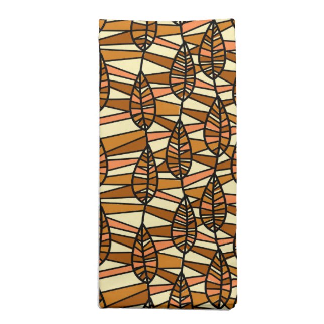 Retro Autumn Cloth Napkins (Folded)