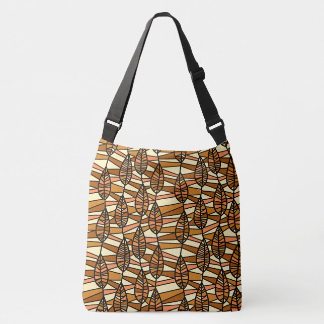Retro Autumn Cross-Body Bag (Front)
