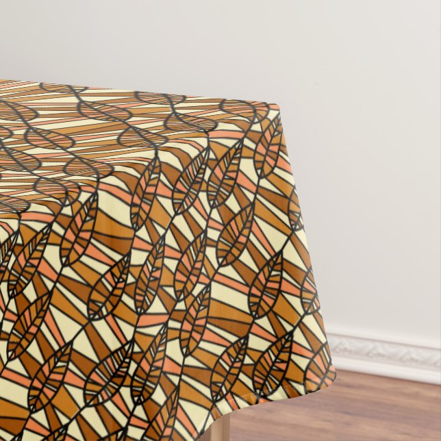 Retro Autumn Tablecloth (In Situ)