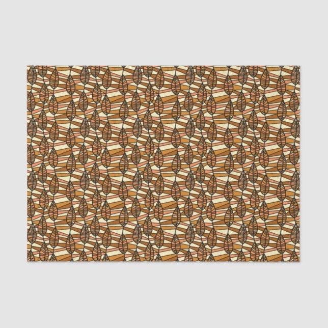 Retro Autumn Tissue Paper (Front)