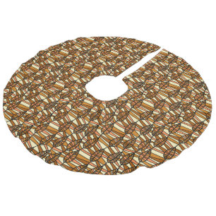 Retro Autumn Tree Skirt