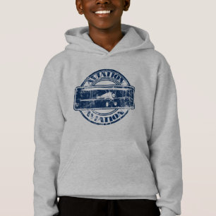 Retro Aviation Art Hoodie
