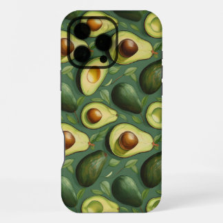 Retro Avocado Tough iPhone 16 Pro Max Case