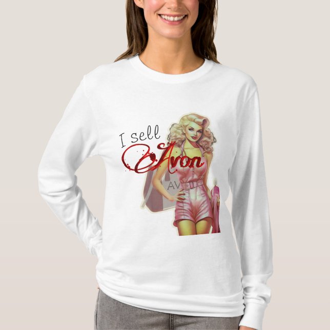 Retro Avon Representative   T-Shirt (Front)