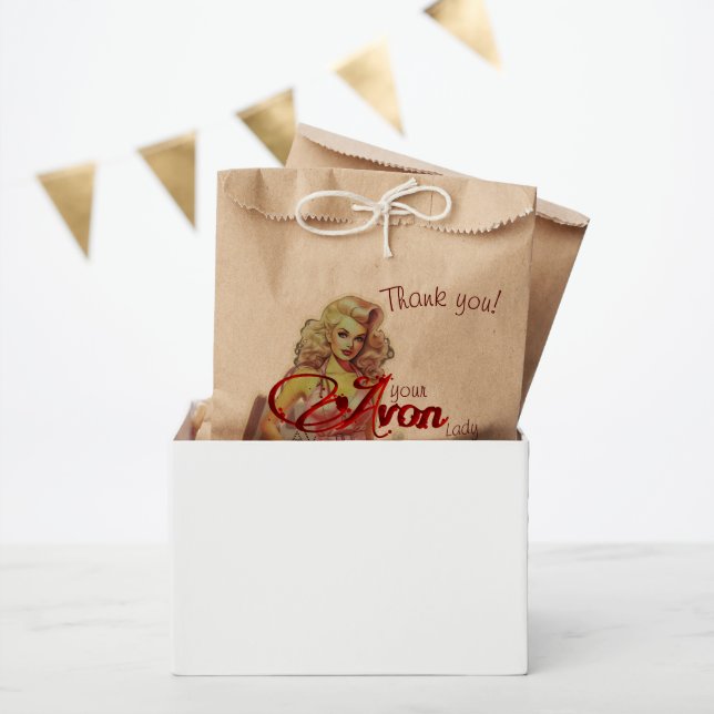 Retro Avon Thank You  Favor Bag (Party)