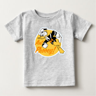 Retro "Aw Phooey" Donald Duck Badge Baby T-Shirt