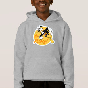 Retro "Aw Phooey" Donald Duck Badge Hoodie